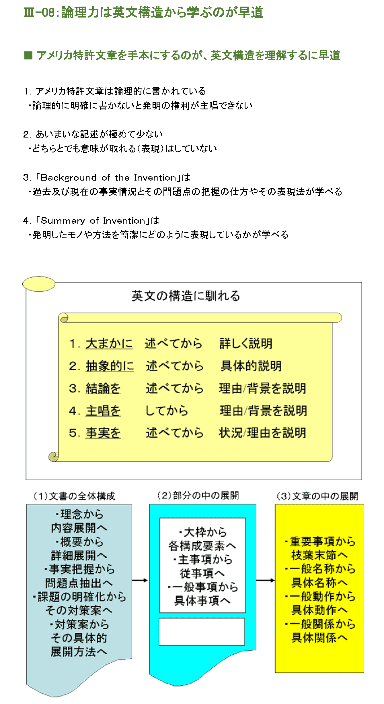 論理力は英文構造から学ぶのが早道